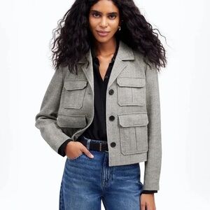 Madewell Women's Gray Utility Jacket